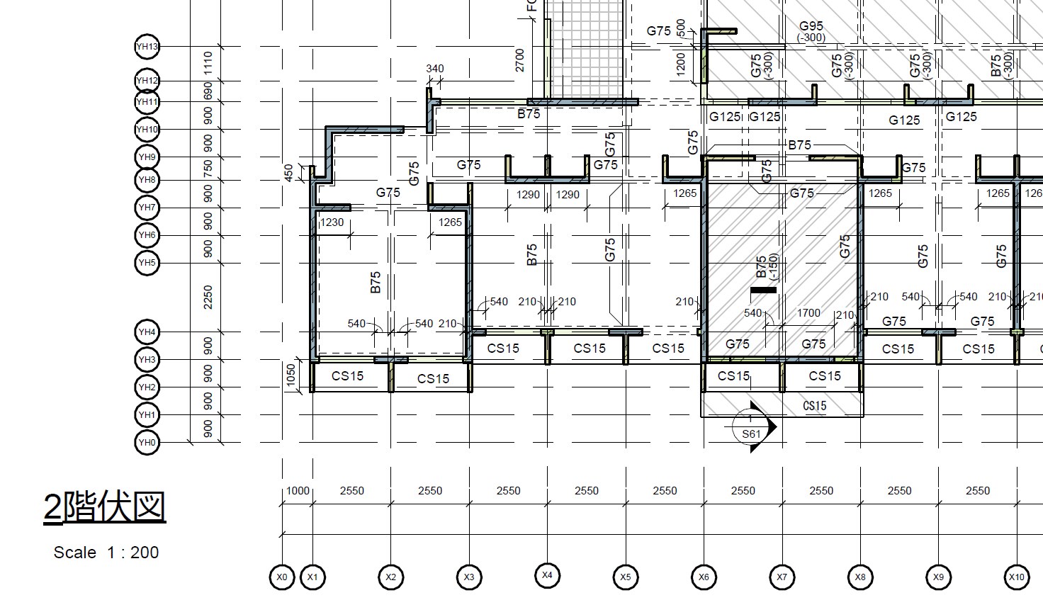 鉄骨施工図作成イメージ